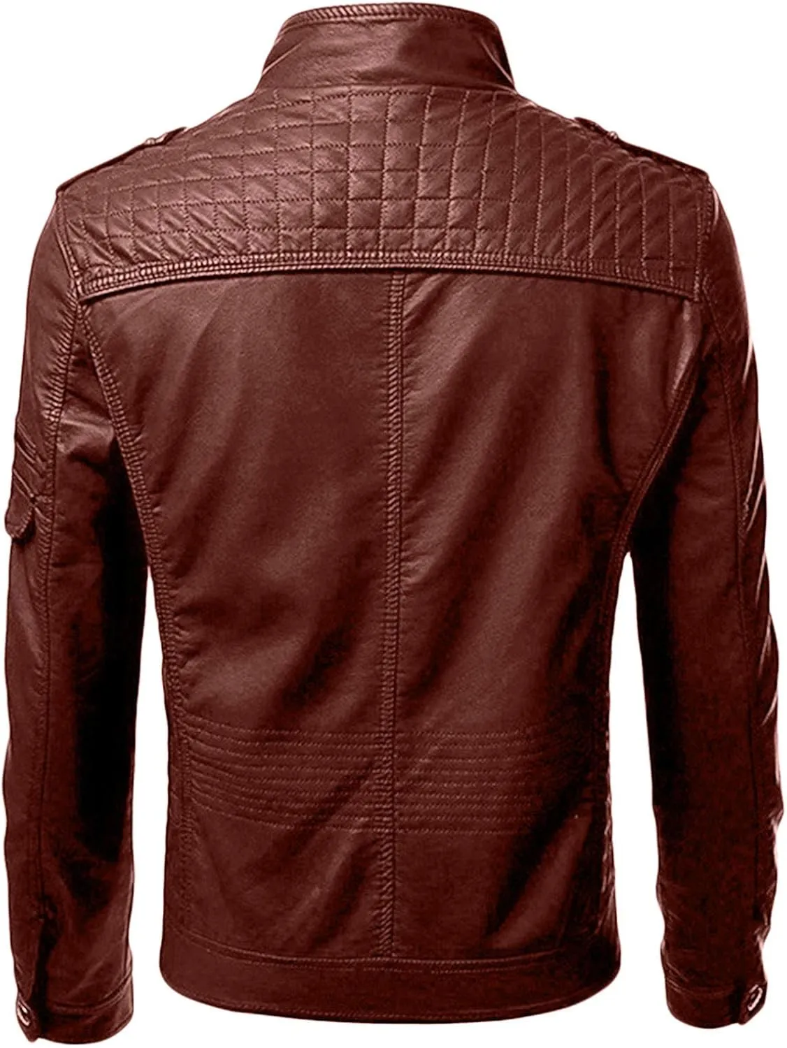 Men Sports Jacket Mens Wool Trench Coat Custom Jacket Winter Casual Stand Collar Leather Jacket Coat