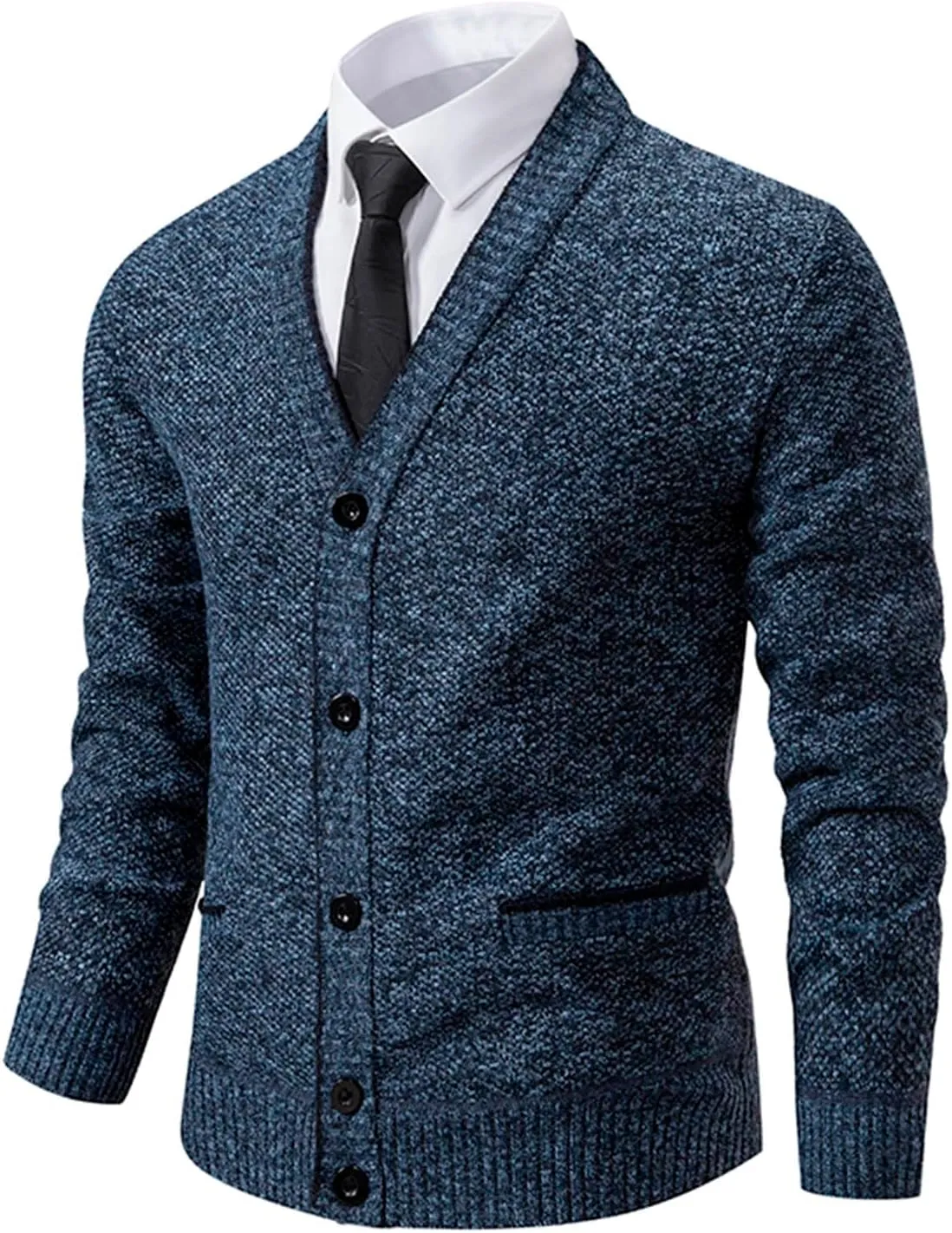 Mens Cardigan Sweater V Neck Button Down Cardigan Plus Size Knit Cardigan Vintage Knit Sweater Winter Sweater Coat
