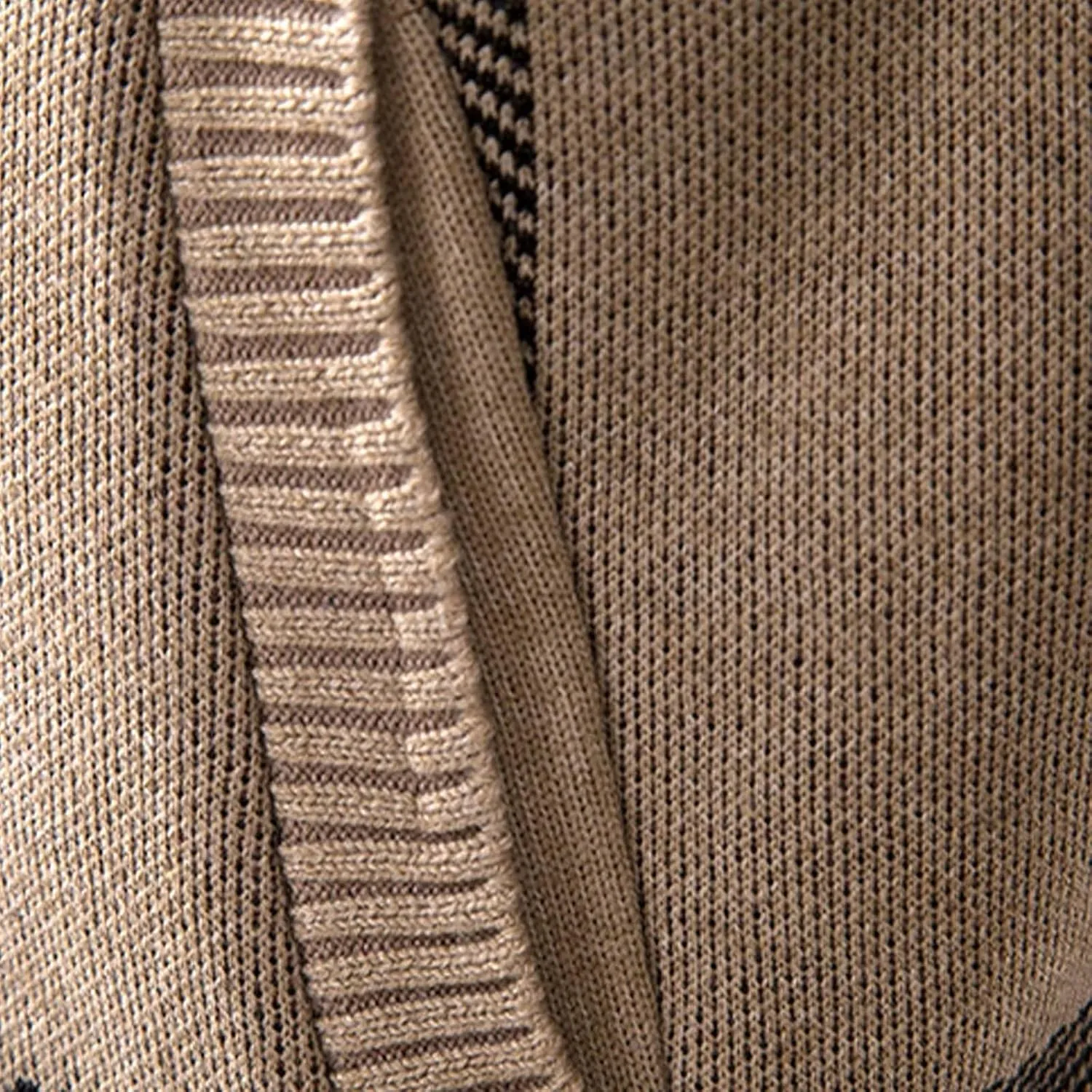 Men's Cardigan Sweaters Casual Full Zip Sweaters Cardigan Stand Collar Slim Fit Casual Knitted Sweater with Pockets