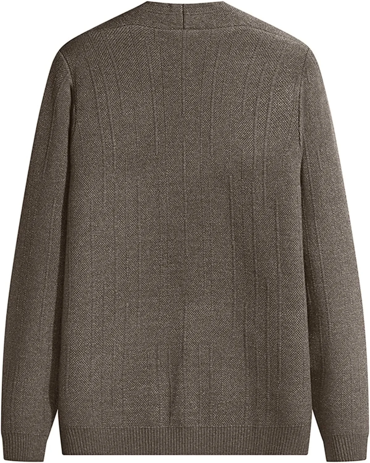 Mens Cardigan Sweaters with Buttons Mens Solid Long Sleeve V Neck Cardigan Button Down Sweater Coat with Front Pockets