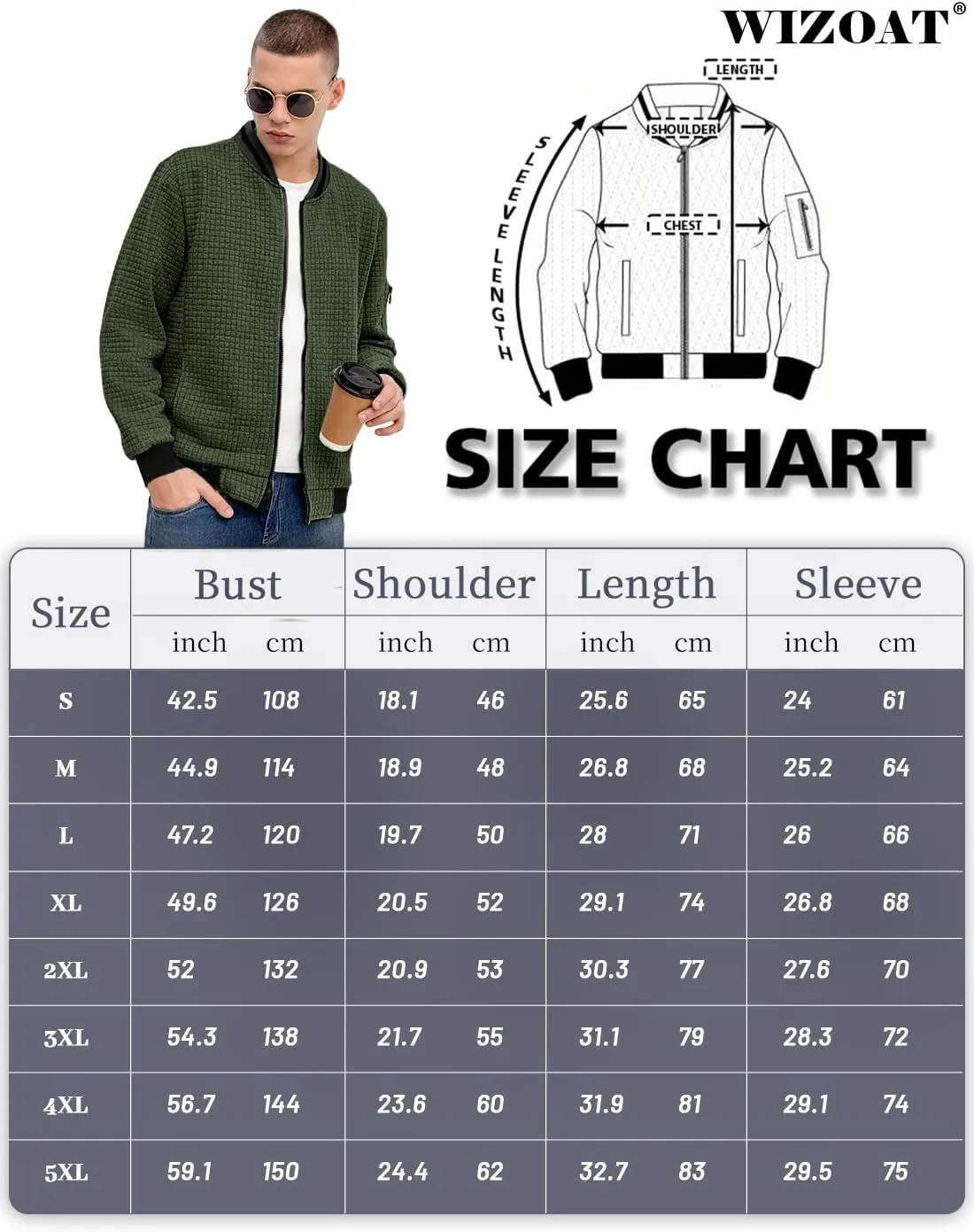 Mens Casual Jacket Lightweight Jacket Varsity Coat