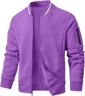 Mens Casual Jacket Lightweight Jacket Varsity Coat