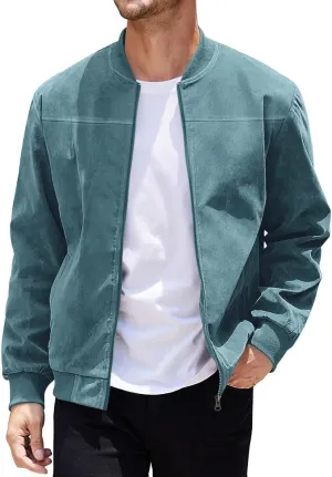 Men's Casual Jacket， Men's Casual Plus Size Suede Zipper Tops Men's Jacket Long Sleeved Hooded Casual Jacket/jacket