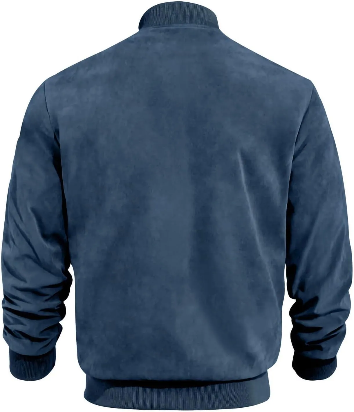 Men's Casual Jacket， Men's Casual Plus Size Suede Zipper Tops Men's Jacket Long Sleeved Hooded Casual Jacket/jacket