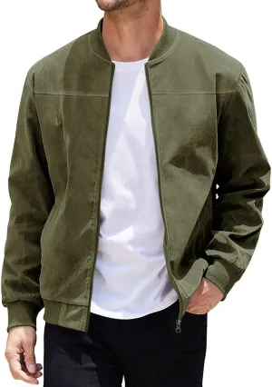Men's Casual Jacket， Men's Casual Plus Size Suede Zipper Tops Men's Jacket Long Sleeved Hooded Casual Jacket/jacket