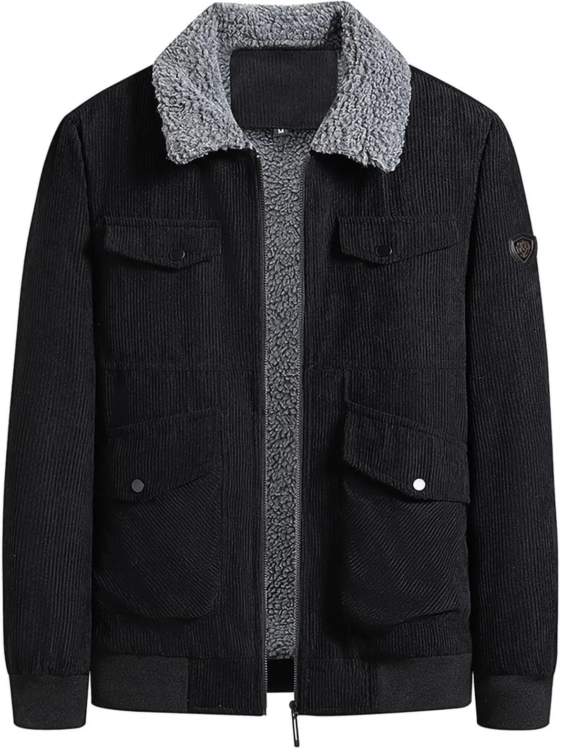Men's Casual Jacket， Men's Casual Plus Size Suede Zipper Tops Men's Jacket Long Sleeved Hooded Casual Jacket/Jacket