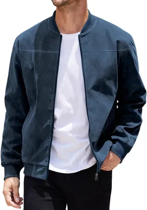 Men's Casual Jacket， Men's Casual Plus Size Suede Zipper Tops Men's Jacket Long Sleeved Hooded Casual Jacket/jacket