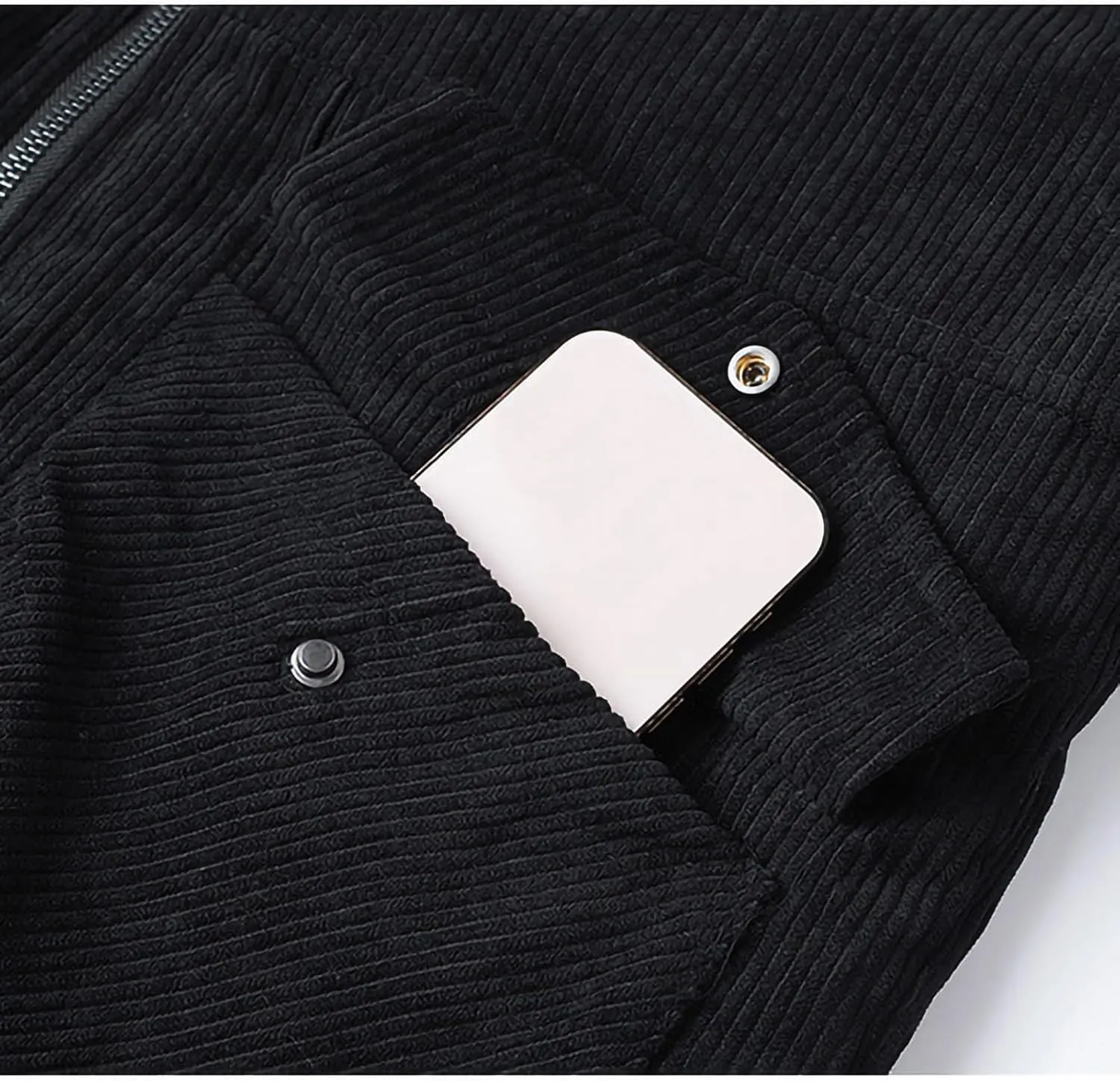 Men's Casual Jacket， Men's Casual Plus Size Suede Zipper Tops Men's Jacket Long Sleeved Hooded Casual Jacket/Jacket