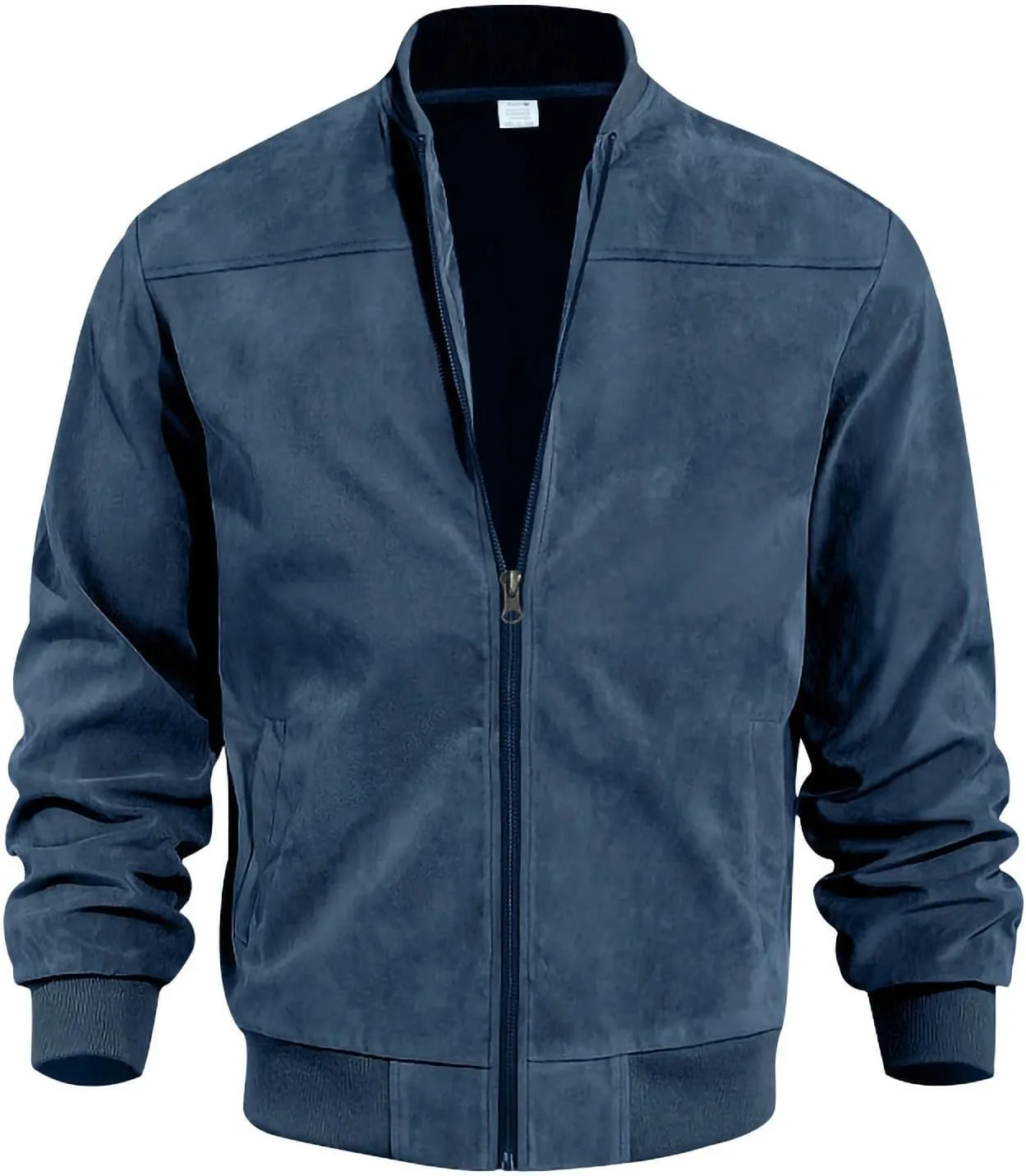 Men's Casual Jacket， Men's Casual Plus Size Suede Zipper Tops Men's Jacket Long Sleeved Hooded Casual Jacket/jacket