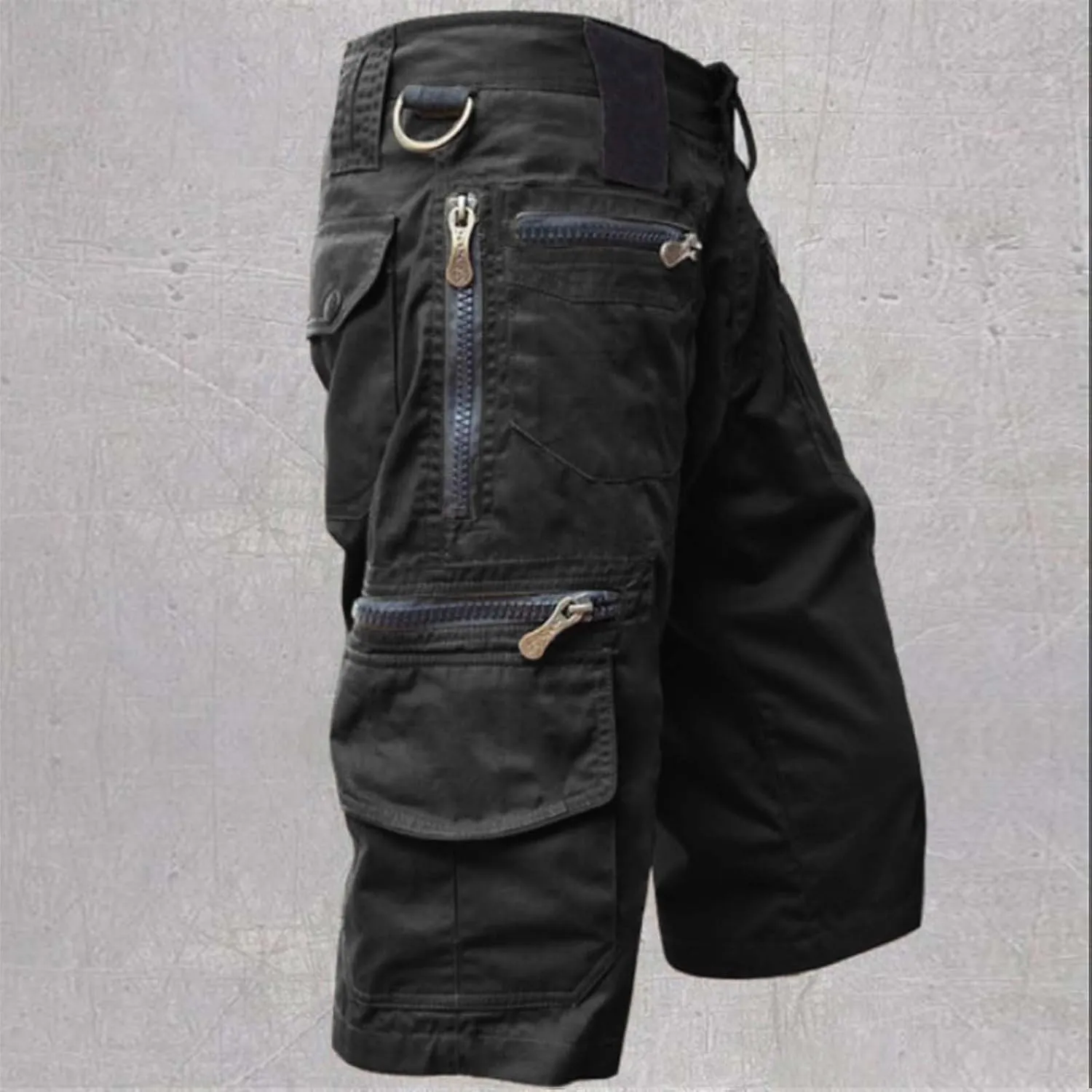Mens Casual Tactical Cargo Shorts Quick Dry Military Combat Shorts Outdoor Hiking Work Short Pants