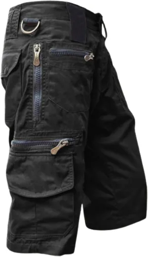 Multi-Pocket Cargo Shorts