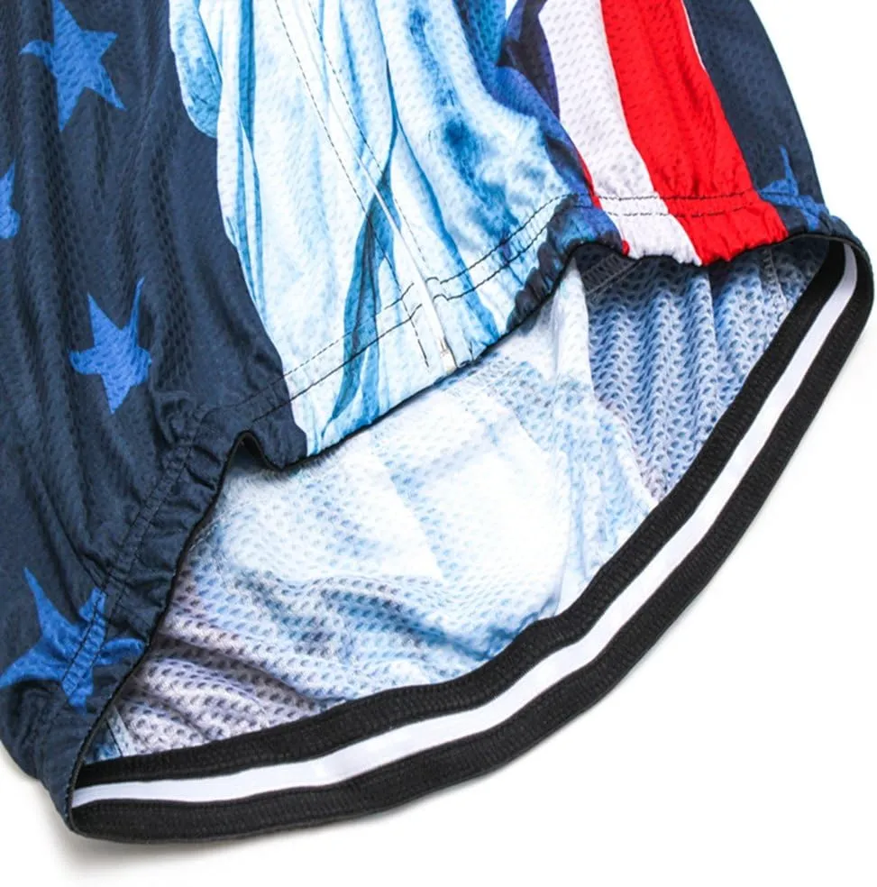 Men's Cycling Jersey Short Sleeve Breathable MTB Bike Riding Top Sports Jacket