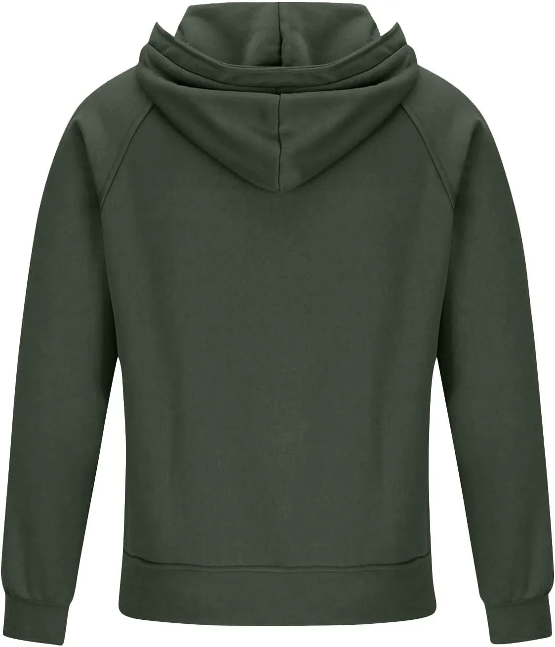 Men's Full-Zip Hoodie with Multiple Pockets, Soft Fleece, Adjustable Drawstring Hood, Casual Wear