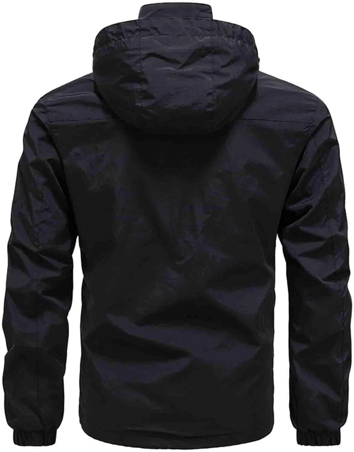 Men's Lightweight Waterproof Rain Jacket,Shell Hooded Outdoor Raincoat Hiking Windbreake jacket Outdoor Sports Jacket