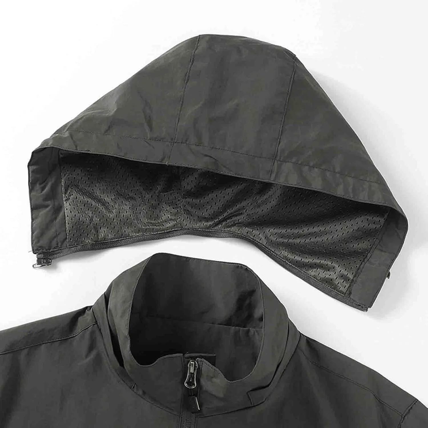Men's Lightweight Waterproof Rain Jacket,Shell Hooded Outdoor Raincoat Hiking Windbreake jacket Outdoor Sports Jacket