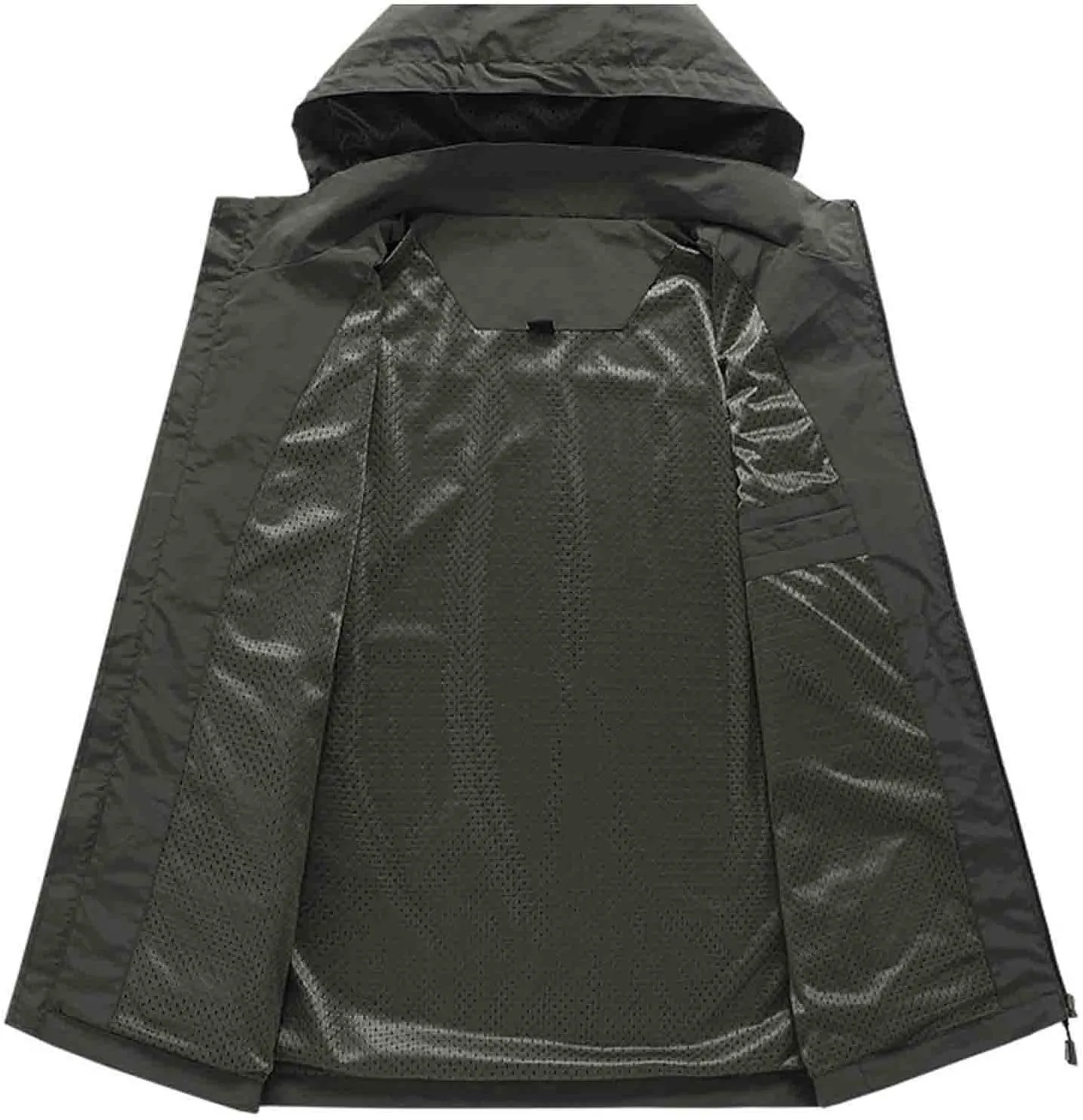Men's Lightweight Waterproof Rain Jacket,Shell Hooded Outdoor Raincoat Hiking Windbreake jacket Outdoor Sports Jacket