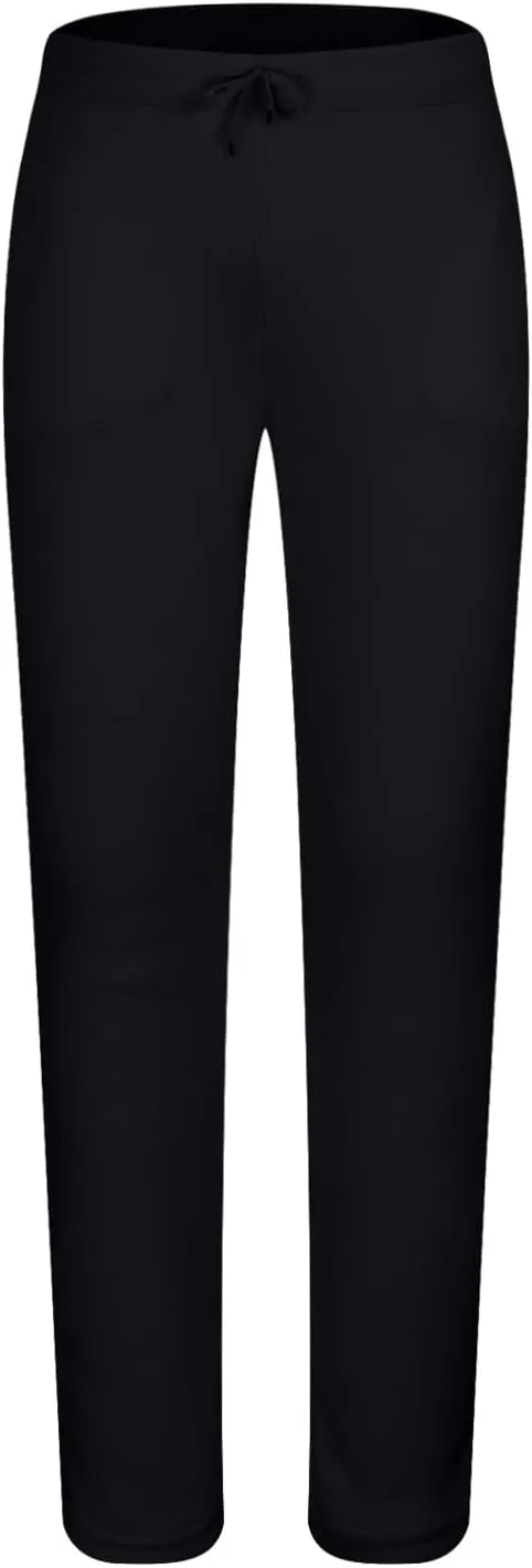 Men's Pants Loose Fit Elastic Waist Sweatpants Lightweight Straight Leg Lounge Trousers Casual Baggy Joggers Pockets