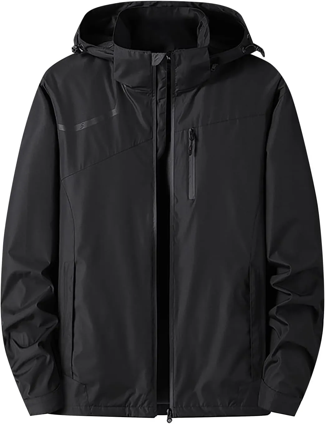 Mens Rain Jacket Suit Mountaineering Suit Coat Windbreaker Outdoor Sports Jacket Men Waterproof