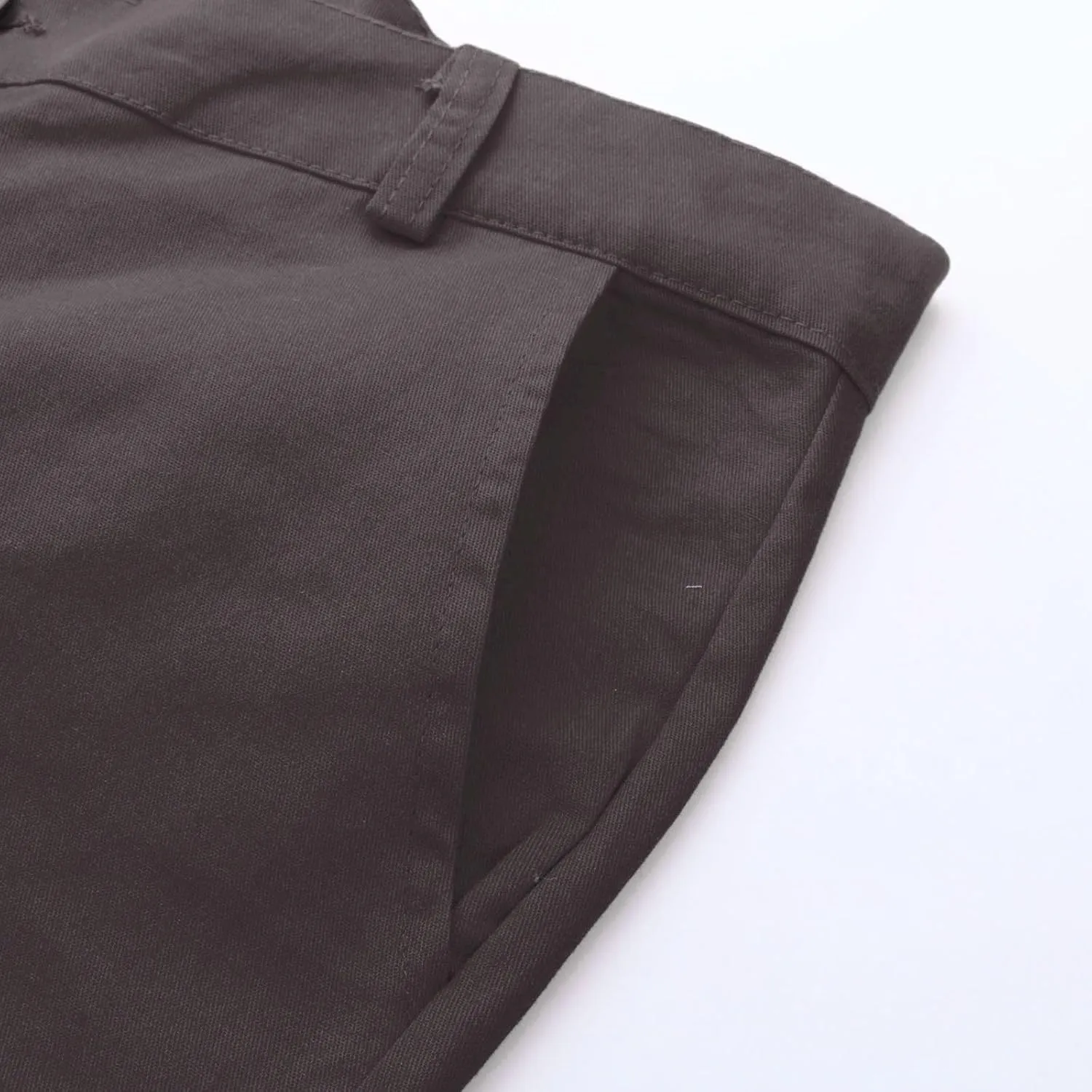 Men's Slim Fit Pants Open Bottom Straight Leg Stretch Waist Pants Solid Chino Casual Tapered Trousers with Pockets