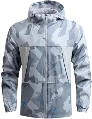 Men's Spring And Autumn Jogging Gym Hooded Jacket Sports Jacket