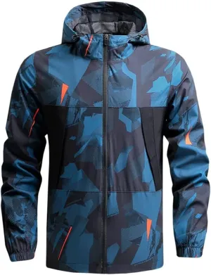 Men's Spring And Autumn Jogging Gym Hooded Jacket Sports Jacket