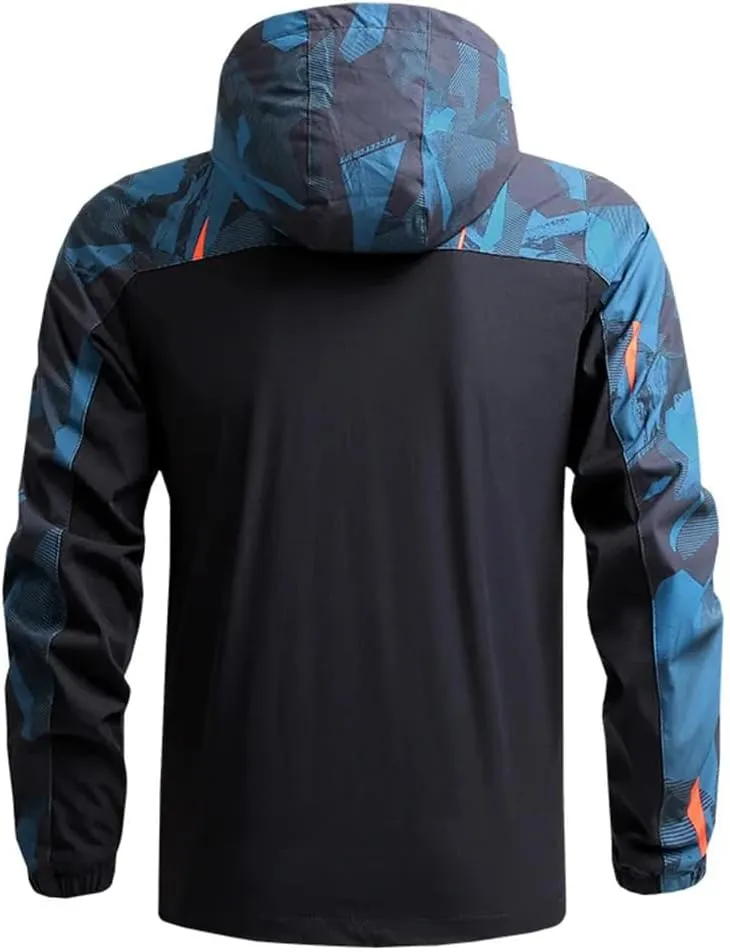 Men's Spring And Autumn Jogging Gym Hooded Jacket Sports Jacket