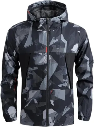 Men's Spring And Autumn Jogging Gym Hooded Jacket Sports Jacket