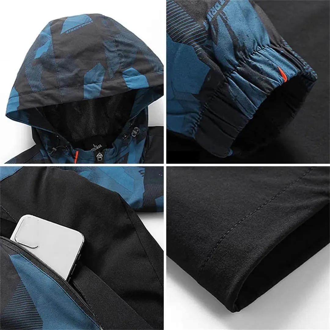 Men's Spring And Autumn Jogging Gym Hooded Jacket Sports Jacket