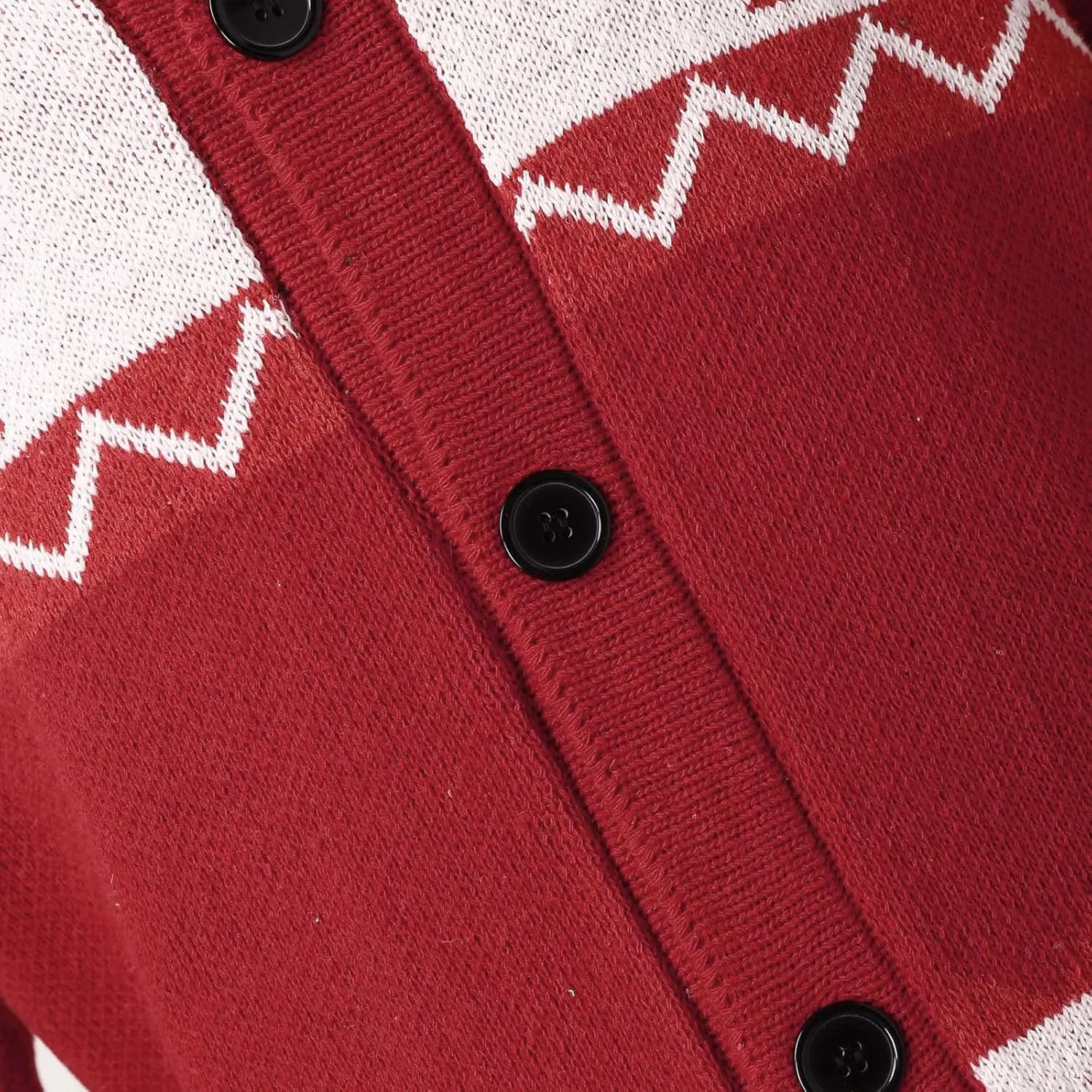 Mens Sweater Men's Reindeer Print Shawl Neck Button Down Cardigan Long Sleeve Christmax Sweater
