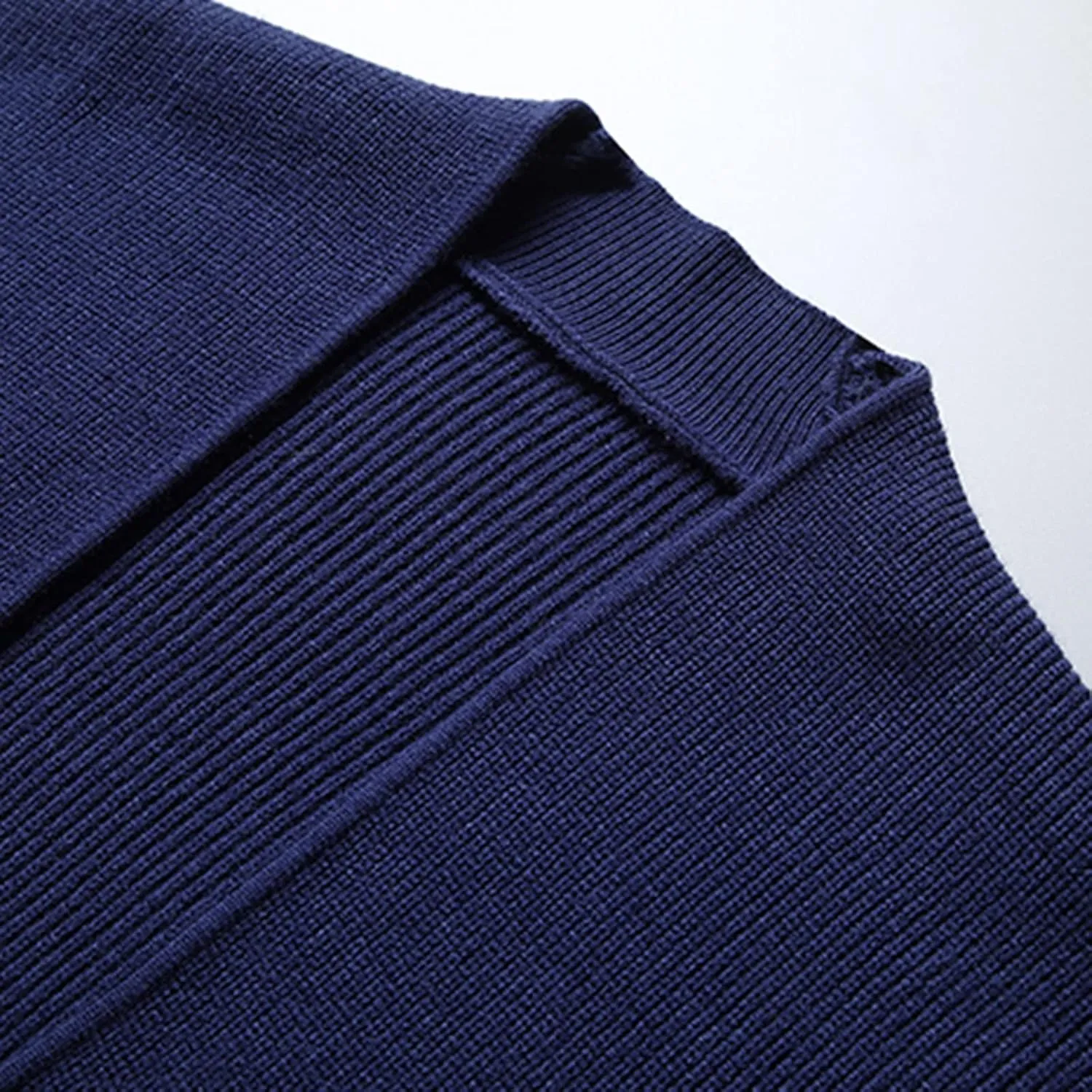 Mens Sweater Mens Solid Long Sleeve V Neck Cardigan Button Down Sweaters Coat with Front Pocket