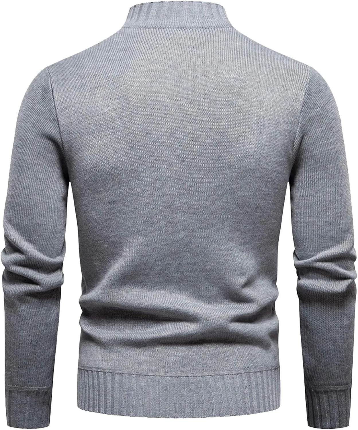 Mens Sweater Men's Solid Turtleneck T-Shirts Long Sleeve Shirt Thermal Baselayer Ribbed Pullover Sweaters Sweatshirt