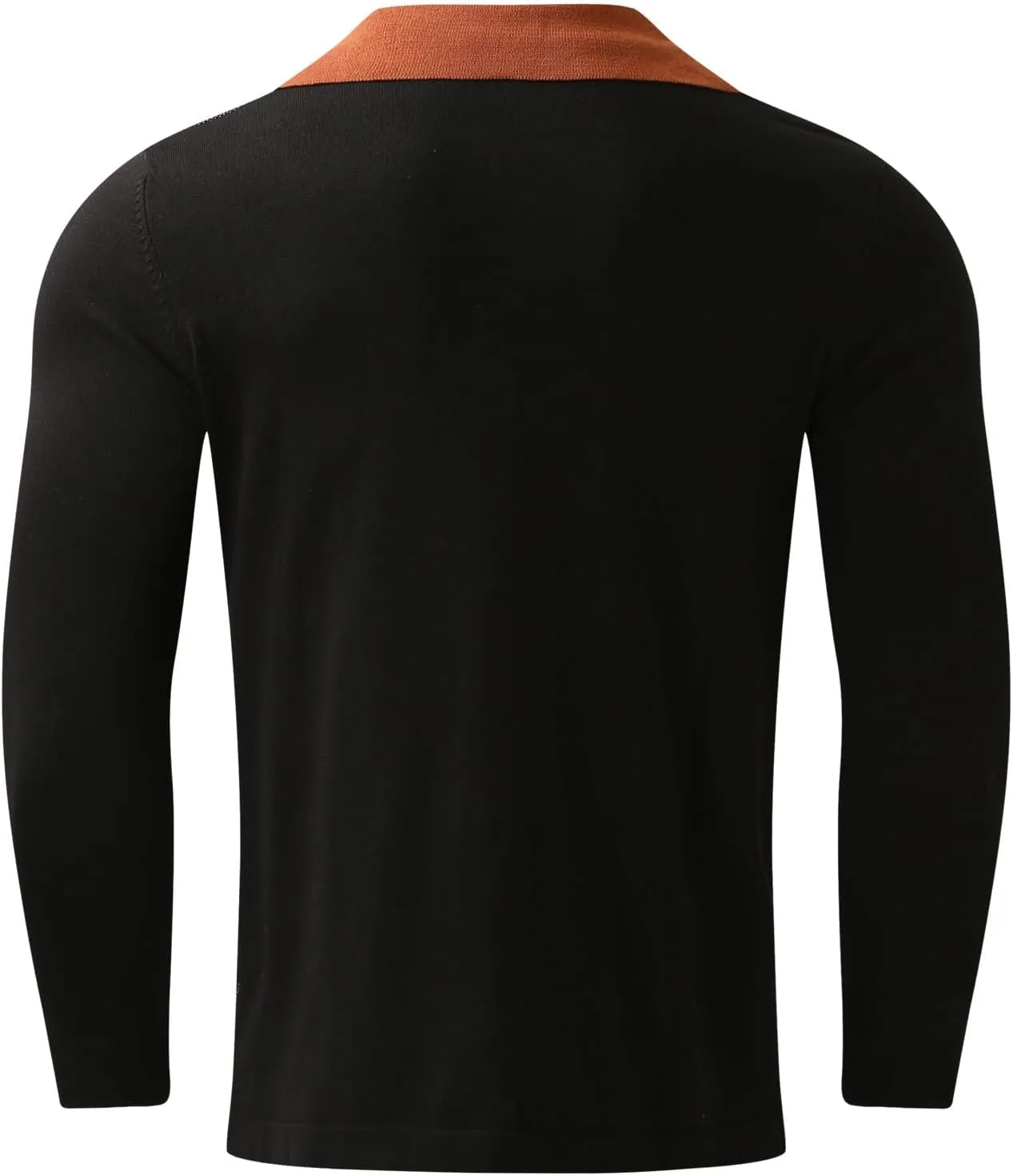 Mens Sweater Men's Stripped Button Down Sweater Single-Breasted V-Neck Knitted Cardigans Coat
