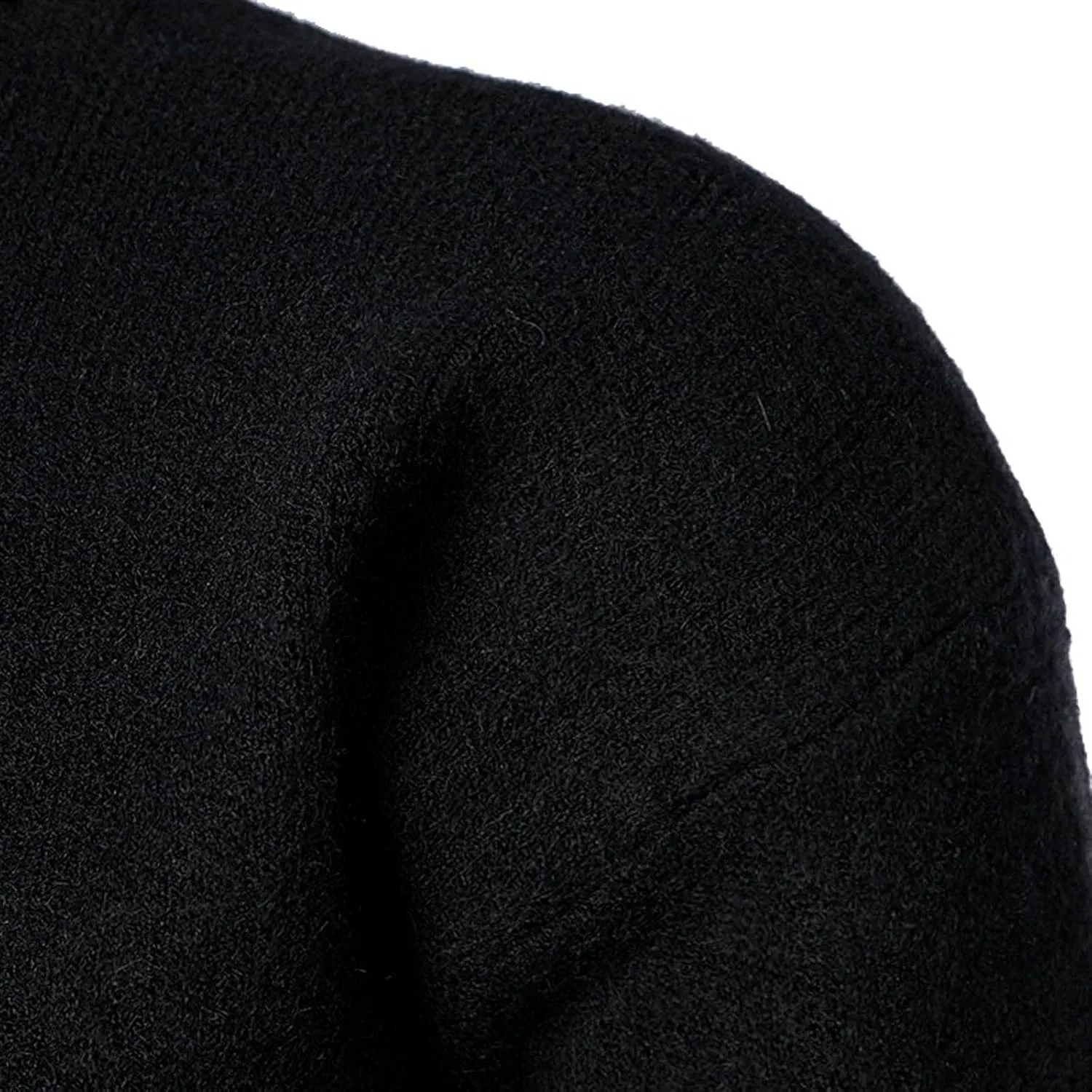 Mens Turtleneck Men's Solid Turtleneck Sweaters Long Sleeve Loose Fit Ribbed Knit Wool Thermal Pullover Sweatshirts