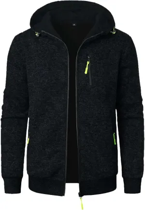Mens Zip Up Hoodie Mens Lightweight Hoodie Full Zip Fashion Sweatshirt with Pockets Casual Men's Hoodies Pullover