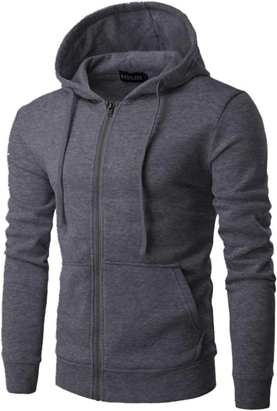 Men's Zip Up Hoodie Slim Fit Sweatshirt for Casual and Sportswear