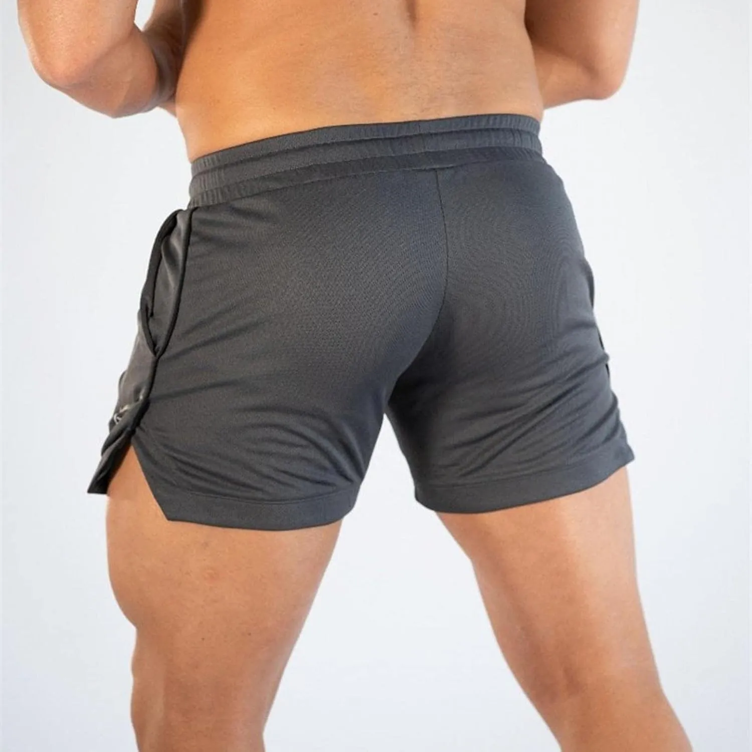 Nyybw Men's Gym Workout Shorts - Running Athletic Bodybuilding Shorts Quick Dry Weightlifting Training Pants with Pockets