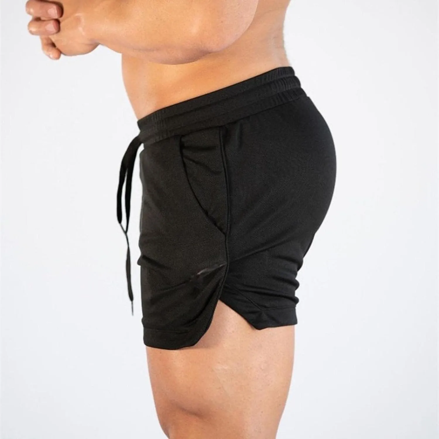Nyybw Men's Gym Workout Shorts - Running Athletic Bodybuilding Shorts Quick Dry Weightlifting Training Pants with Pockets