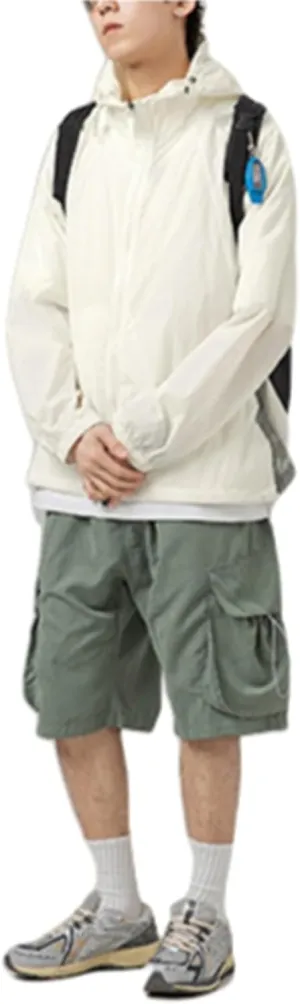 Outdoor Sun Protection Jacket for Men Breathable Mesh Quick-Drying Cooling Jacket Sports Jacket with Brim