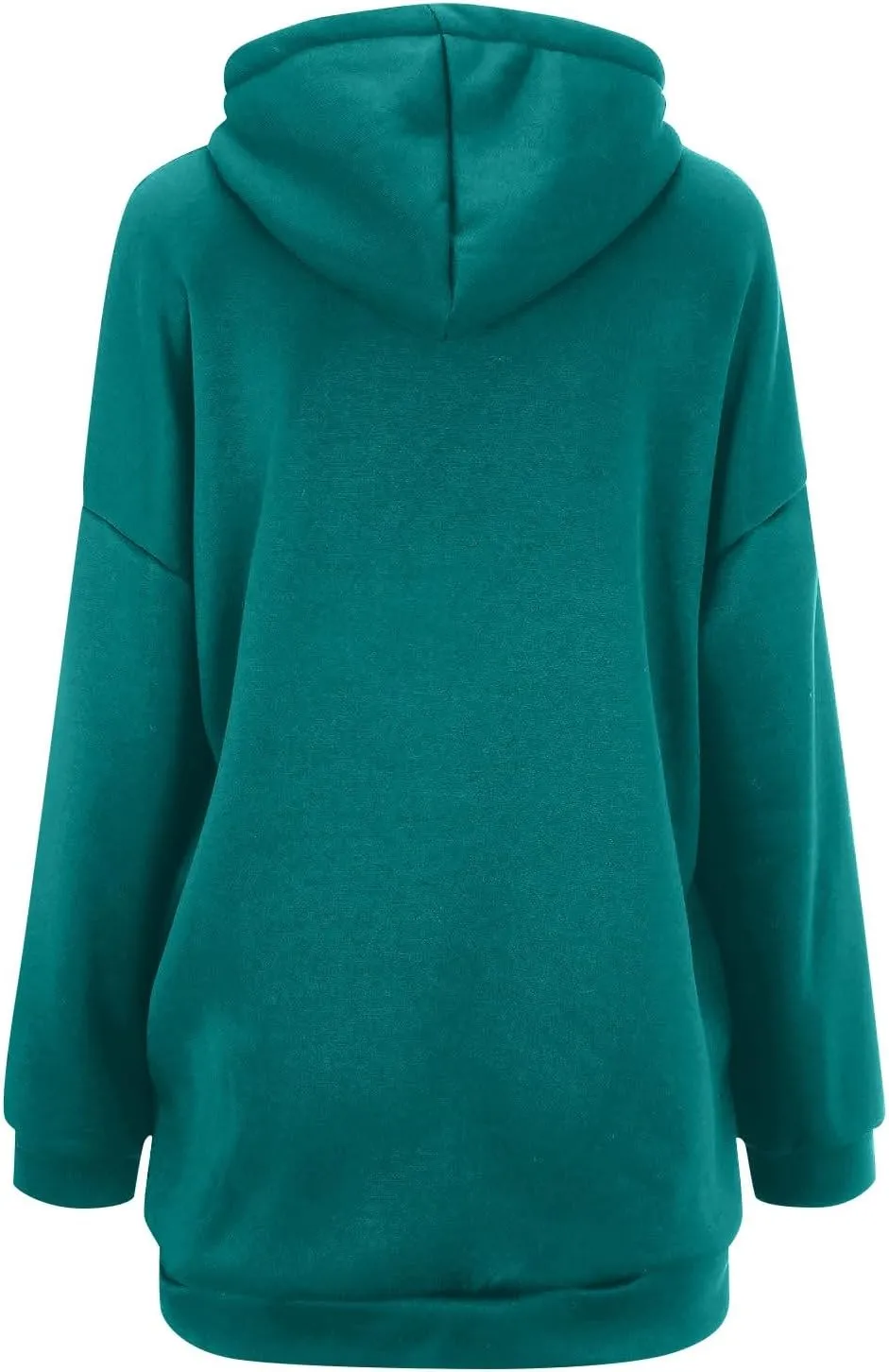 Oversized Zip Up Hoodies for Women Plus Size Long Fleece Jacket Casual Long Sleeve Cute Sweatshirts with Pockets