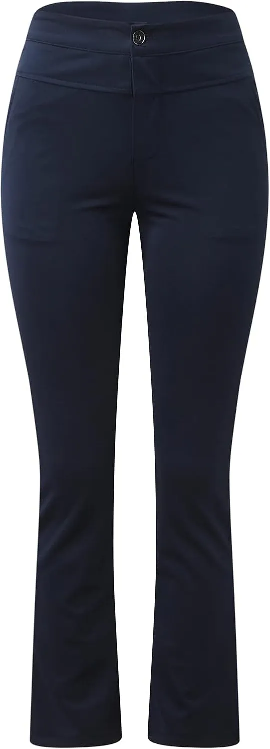 Pants Trousers Women High Waist Leg Work Stretchy Casual Straight Business Slim Fit Pants for Women for Work