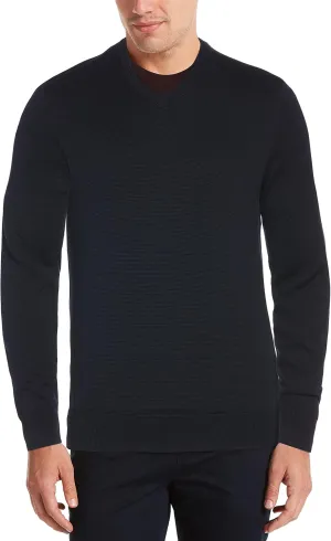 Perry Ellis Men's Long Sleeve V-Neck Sweater