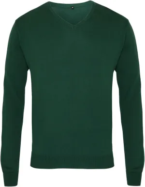 Premier Mens V-Neck Knitted Sweater