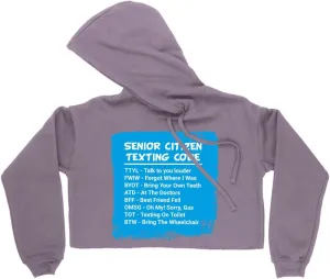 Programmer Women's Cropped Fleece Hoodie - Cropped Hoodie for Women - Hooded Sweatshirt