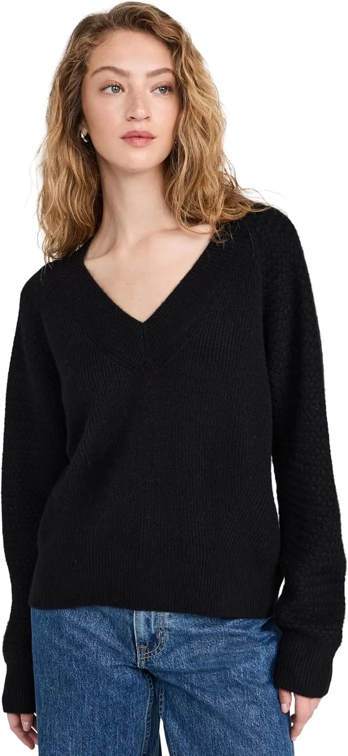 rag & bone Women's Kaylee Cashmere V Neck Sweater