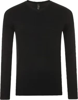 SOL'S Mens Glory V Neck Sweater (S) (Black)