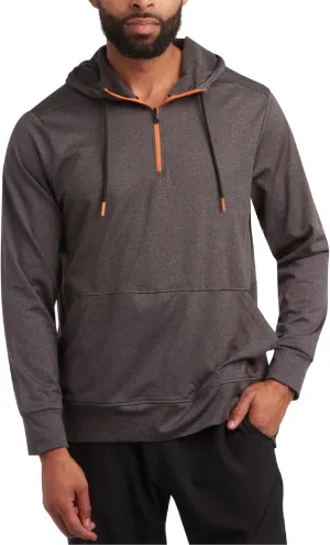 Spyder Men's Pullover Hoodie - Quarter Zip Comfort Fit Hoodie Sweatshirt with Reflective Trim - Active Hoodie for Men (S-XL)