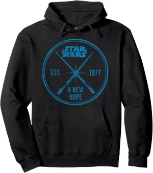 Star Wars A New Hope Est. 1977 Vintage Craft Graphic Hoodie Pullover Hoodie