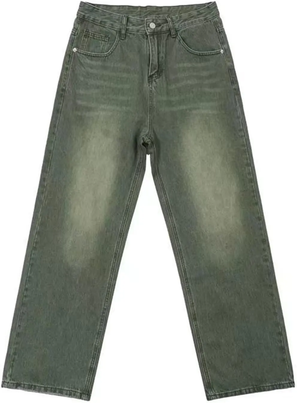 Straight Leg Jeans for Women High Waisted Boyfried Denim Pants Ripped Distressed with Pockets Baggy Jean Trousers
