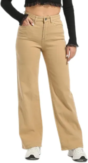 Straight Leg Jeans for Women High Waisted Stretchy Wide Leg Boyfriend Jeans Denim Pants