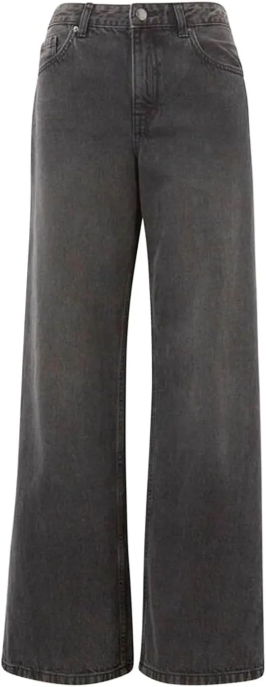 Straight Leg Jeans for Women,High Waisted Wide Leg Loose Microelastic Boyfriend Denim Pants
